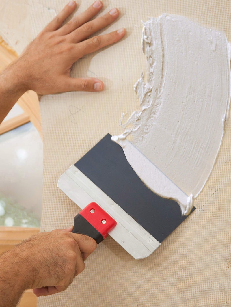 Red Devil 1224 Onetime Fiber Mesh Crack Patch 36" x 75' Wall Repair Fabric, White - Image 4